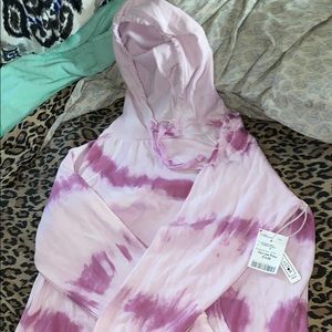 Pink tiedyed sweatshirt